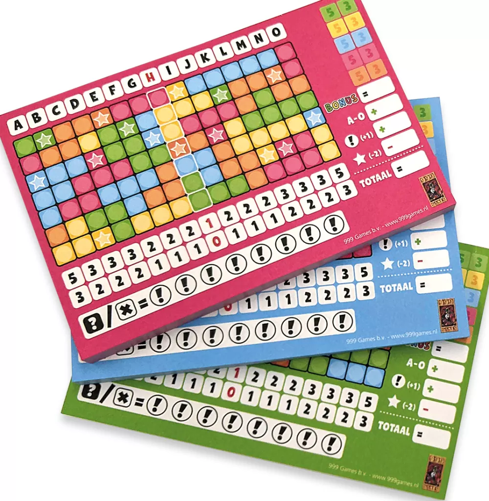 Scoreblokken Keer Op Keer Level 5/6/7 Papier 3 Stuks^999 Games Cheap