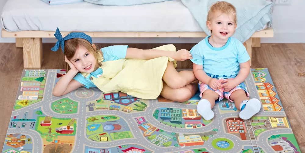 Speelmat City Roll Over Junior 100 X 150 Cm Pvc^ACHOKA Online