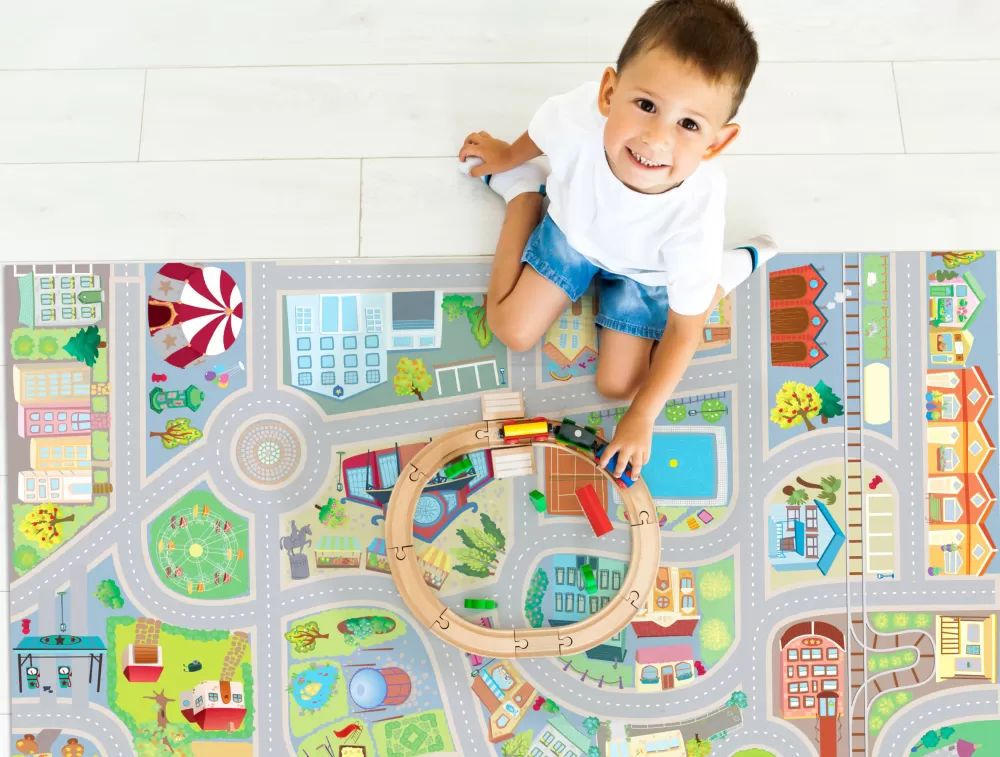 Speelmat City Roll Over Junior 100 X 150 Cm Pvc^ACHOKA Online