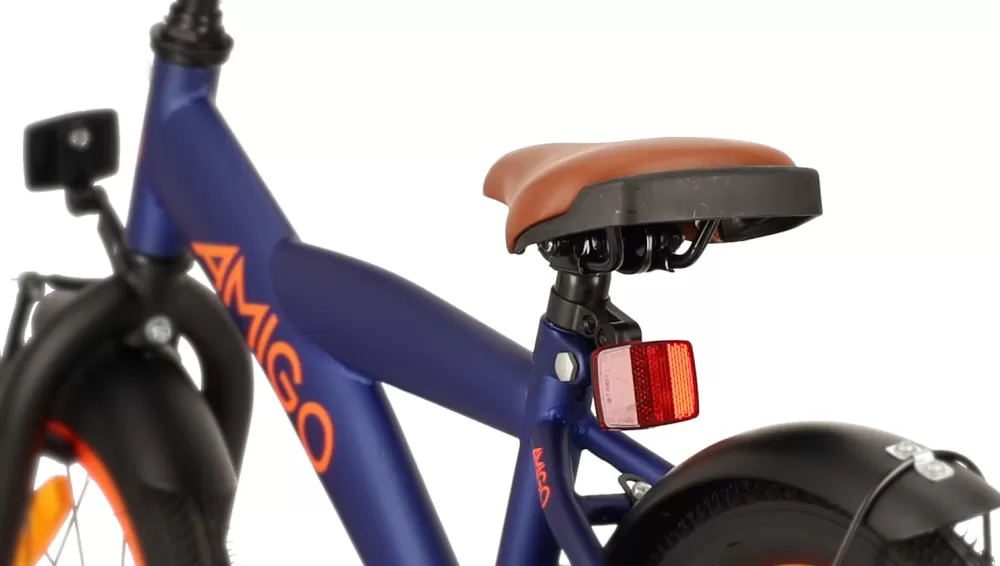 Explorer 14 Inch 21,5 Cm Jongens Terugtraprem Blauw/Oranje^AMIGO Clearance