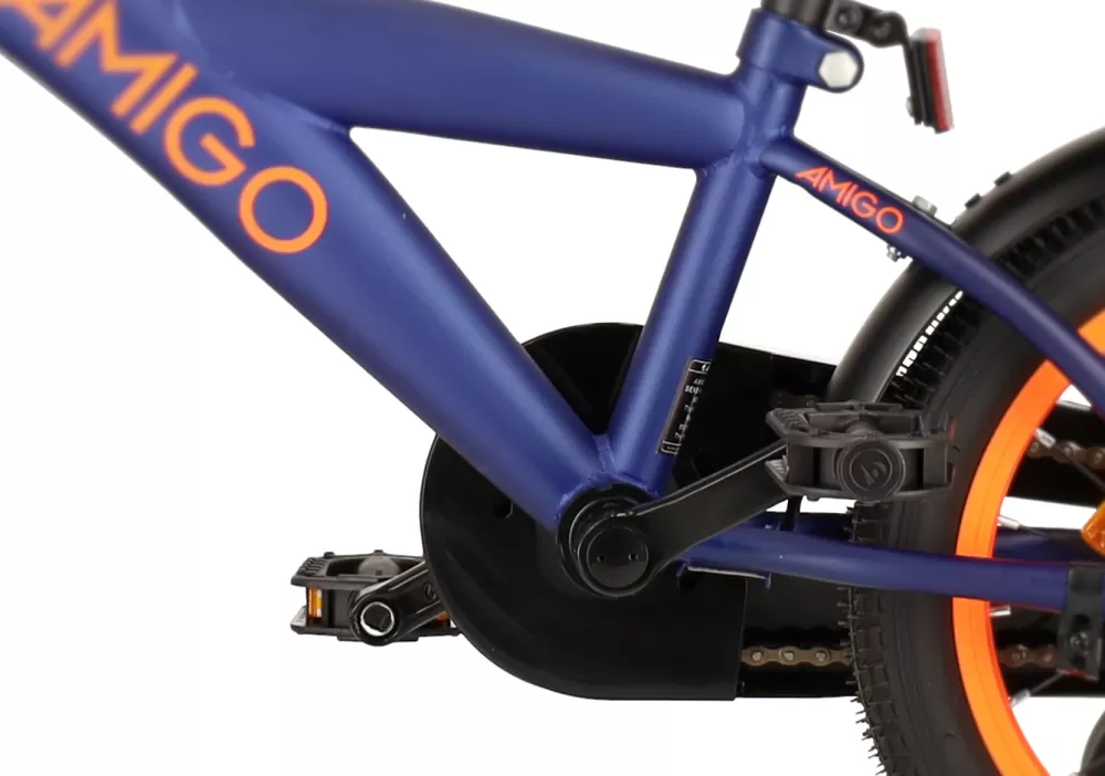 Explorer 14 Inch 21,5 Cm Jongens Terugtraprem Blauw/Oranje^AMIGO Clearance