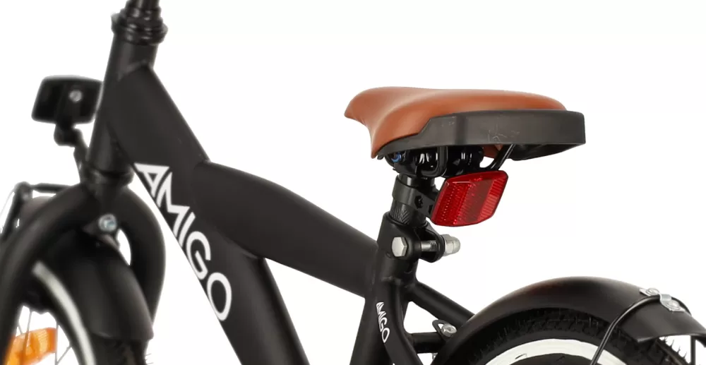 Explorer 14 Inch 21,5 Cm Jongens Terugtraprem Zwart/Wit^AMIGO Discount
