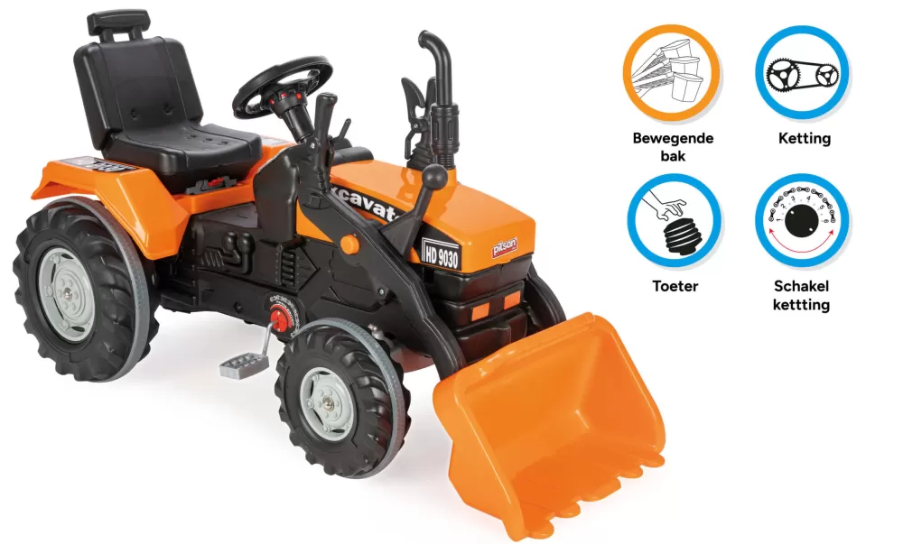 Pilsan Super Hd 9030 Traptractor Met Voorlader Oranje/Zwart^AMIGO Hot