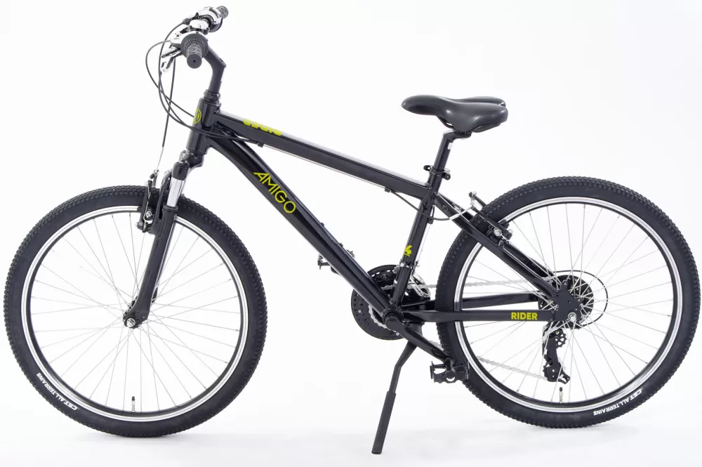Rider 24 Inch 36 Cm Junior 21V V-Brakes Zwart^AMIGO Cheap