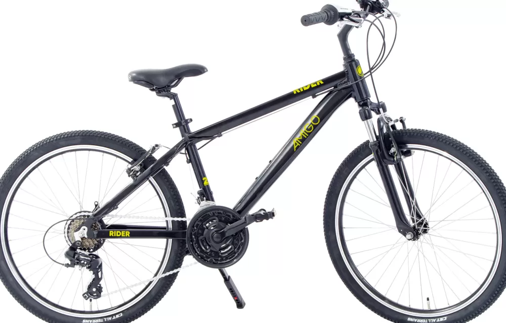 Rider 24 Inch 36 Cm Junior 21V V-Brakes Zwart^AMIGO Cheap