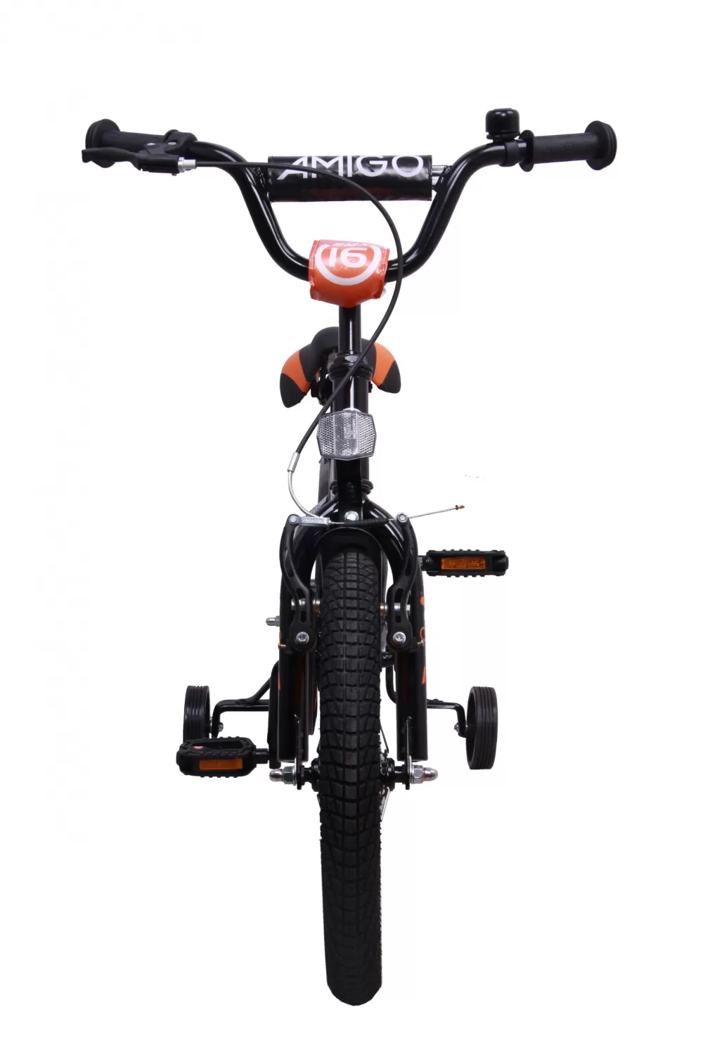 Sports 16 Inch 25,4 Cm Jongens Terugtraprem Zwart^AMIGO Clearance