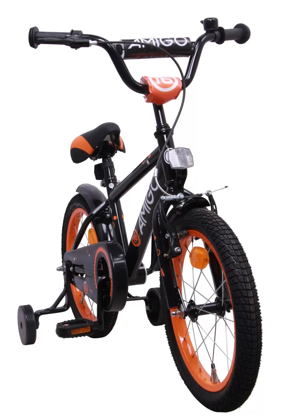Sports 16 Inch 25,4 Cm Jongens Terugtraprem Zwart^AMIGO Clearance