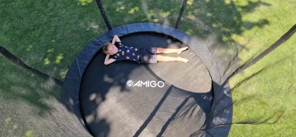 Trampoline Basic Met Veiligheidsnet En Ladder 305 Cm Blauw-S^AMIGO Online