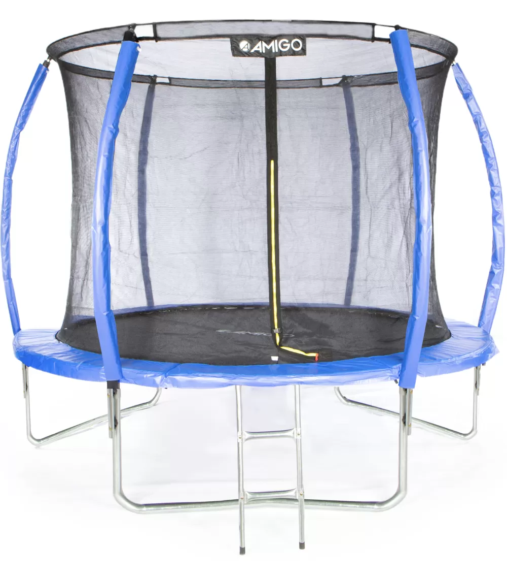 Trampoline Basic Met Veiligheidsnet En Ladder 305 Cm Blauw-S^AMIGO Online