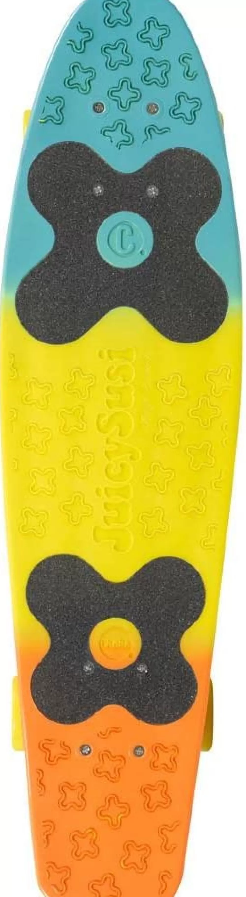 Big Jim Tricolor Skateboard 71 Cm Blauw/Geel/Oranje^Choke Flash Sale