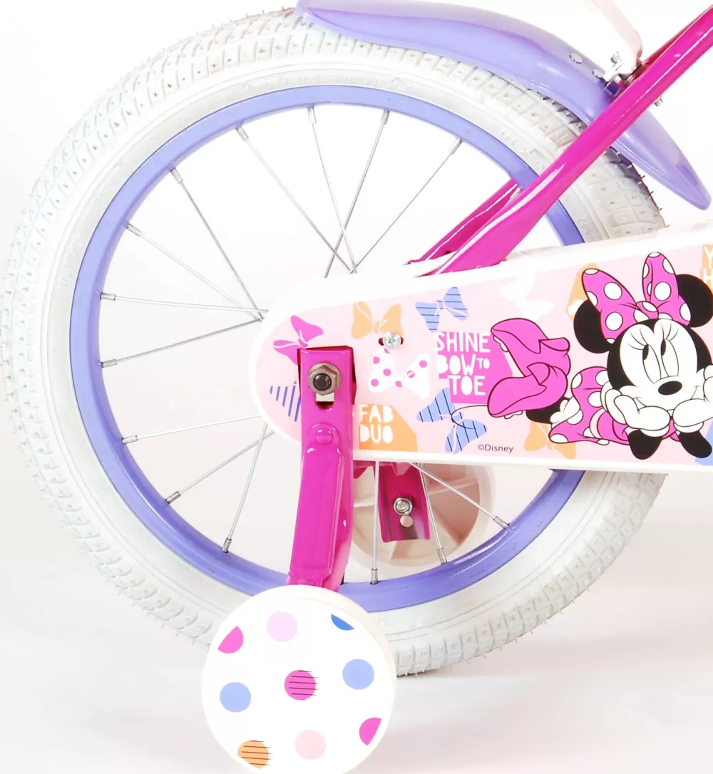 Minnie Cutest Ever! 16 Inch 25,4 Cm Meisjes Terugtraprem Roze/Paars^Disney New