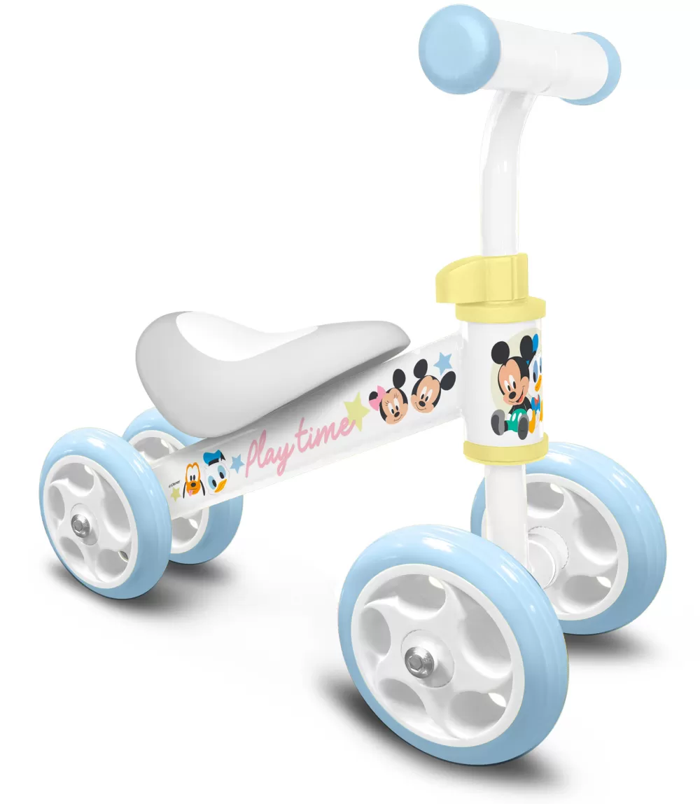 Play Time Mickey Loopfiets Met 4 Wielen Junior Wit/Lichtblauw^Disney Clearance