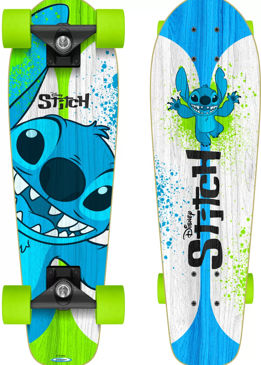 Stitch Skateboard 70 X 20 Cm Junior Wit/Blauw/Groen^Disney Flash Sale