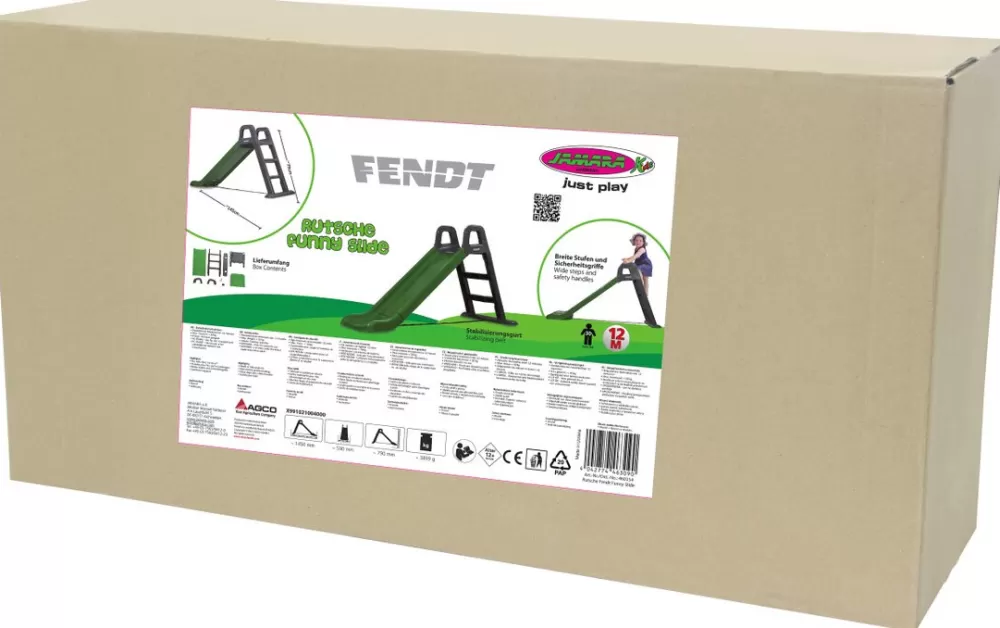 Glijbaan Fendt Jongens 145 X 59 X 79 Cm Groen/Grijs^JAMARA Outlet
