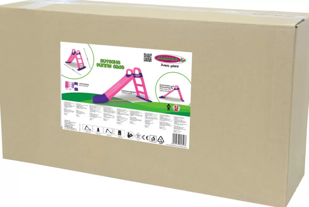 Glijbaan Funny Meisjes 145 X 59 X 79 Cm Roze/Paars^JAMARA Outlet