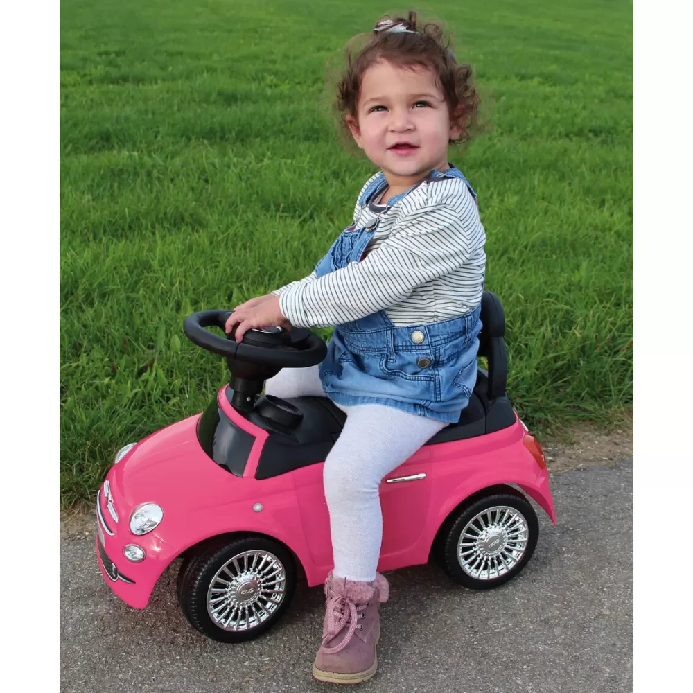 Loopauto Fiat500 60 X 27,5 X 38 Cm Roze^JAMARA Hot