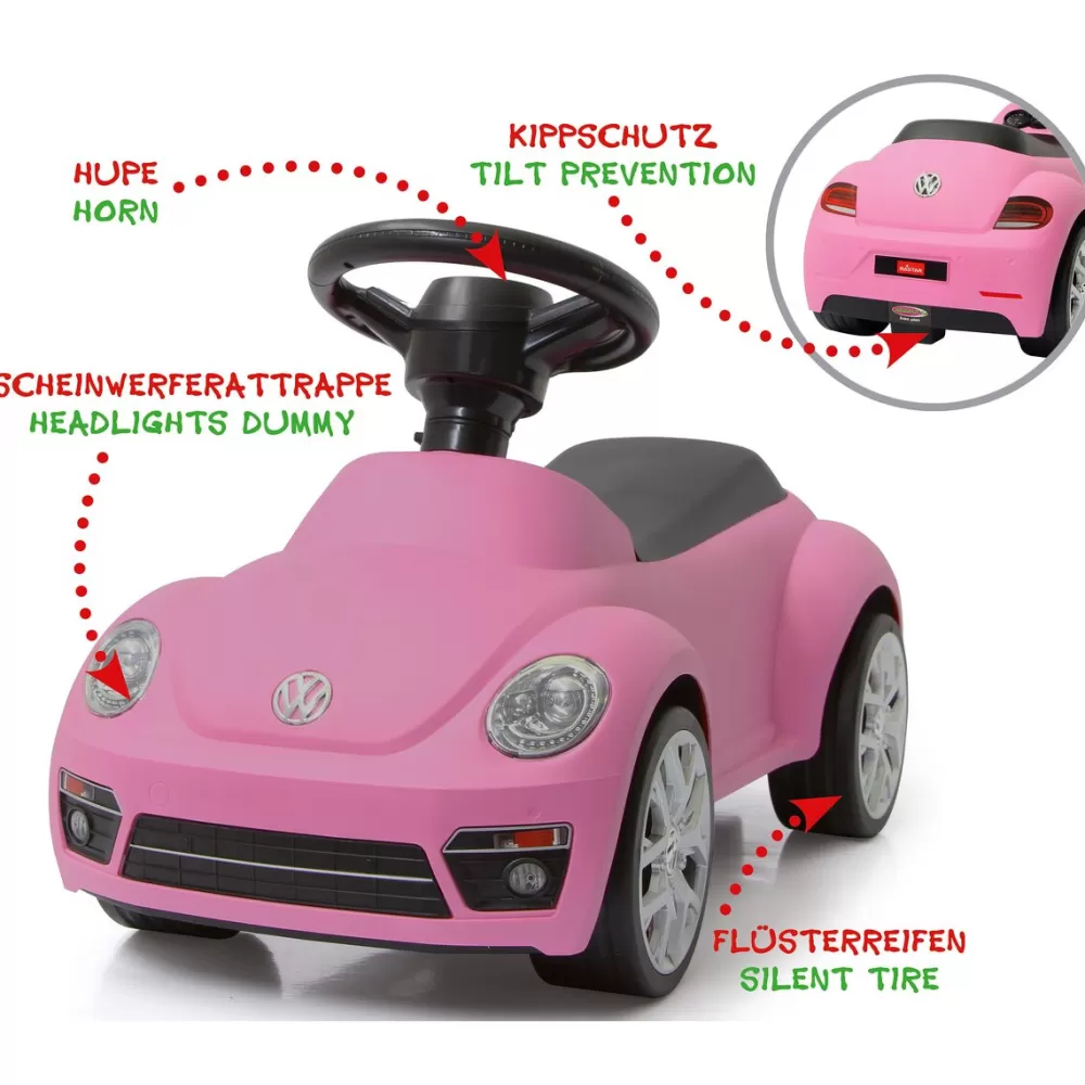 Loopauto Volkswagen Beetle 70 X 30 X 38 Cm Roze^JAMARA Fashion