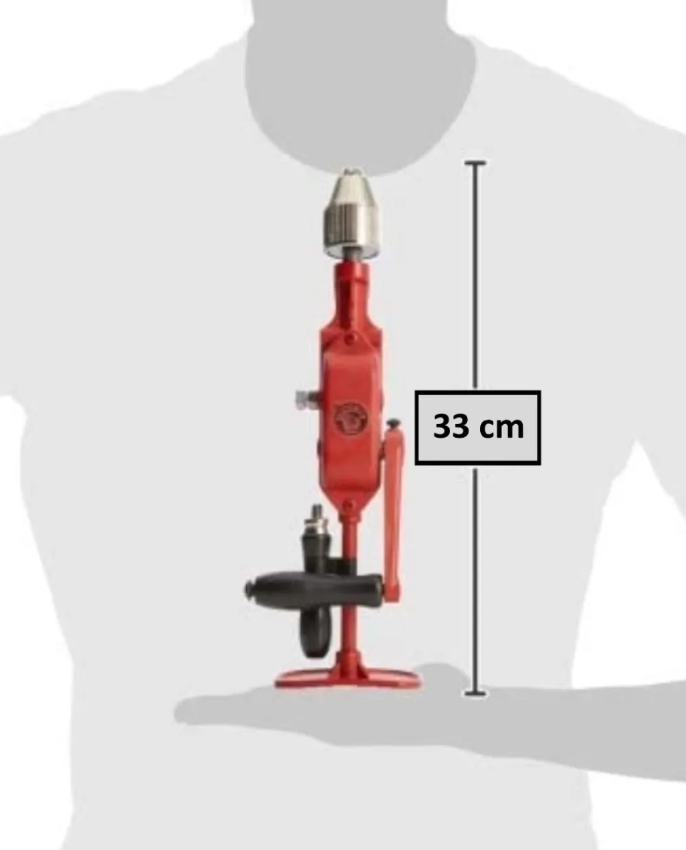 Borstboor Rood 33 Cm L^Kids At Work Shop
