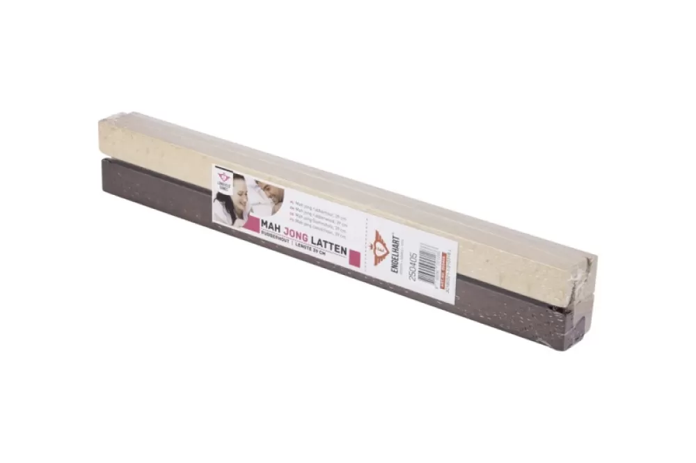 Rubberhouten Mahjong Latten Klein 35 Cm 4 Stuks^Longfield Games Best