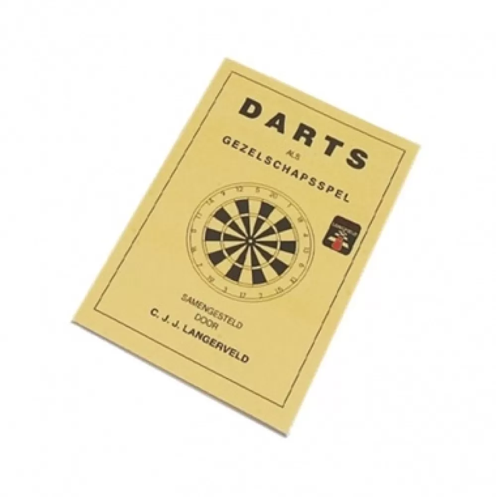 Scorebord Voor Darts Met Spelregelboekje 45X 30 Cm^Longfield Games Fashion