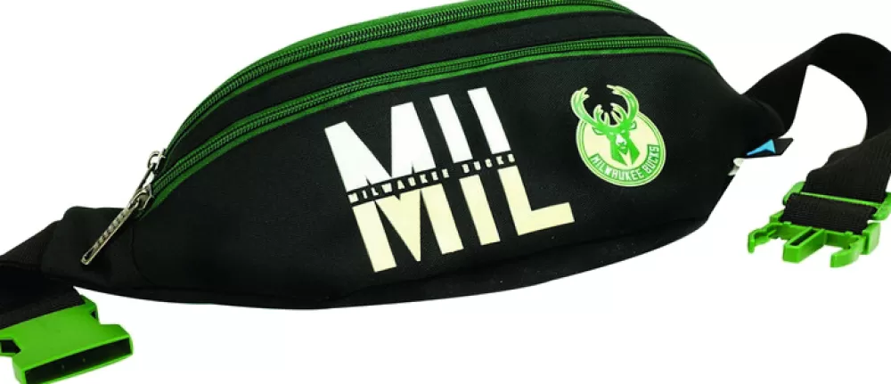 Heuptas Milwaukee Bucks Junior Zwart/Groen One-Size^NBA Clearance