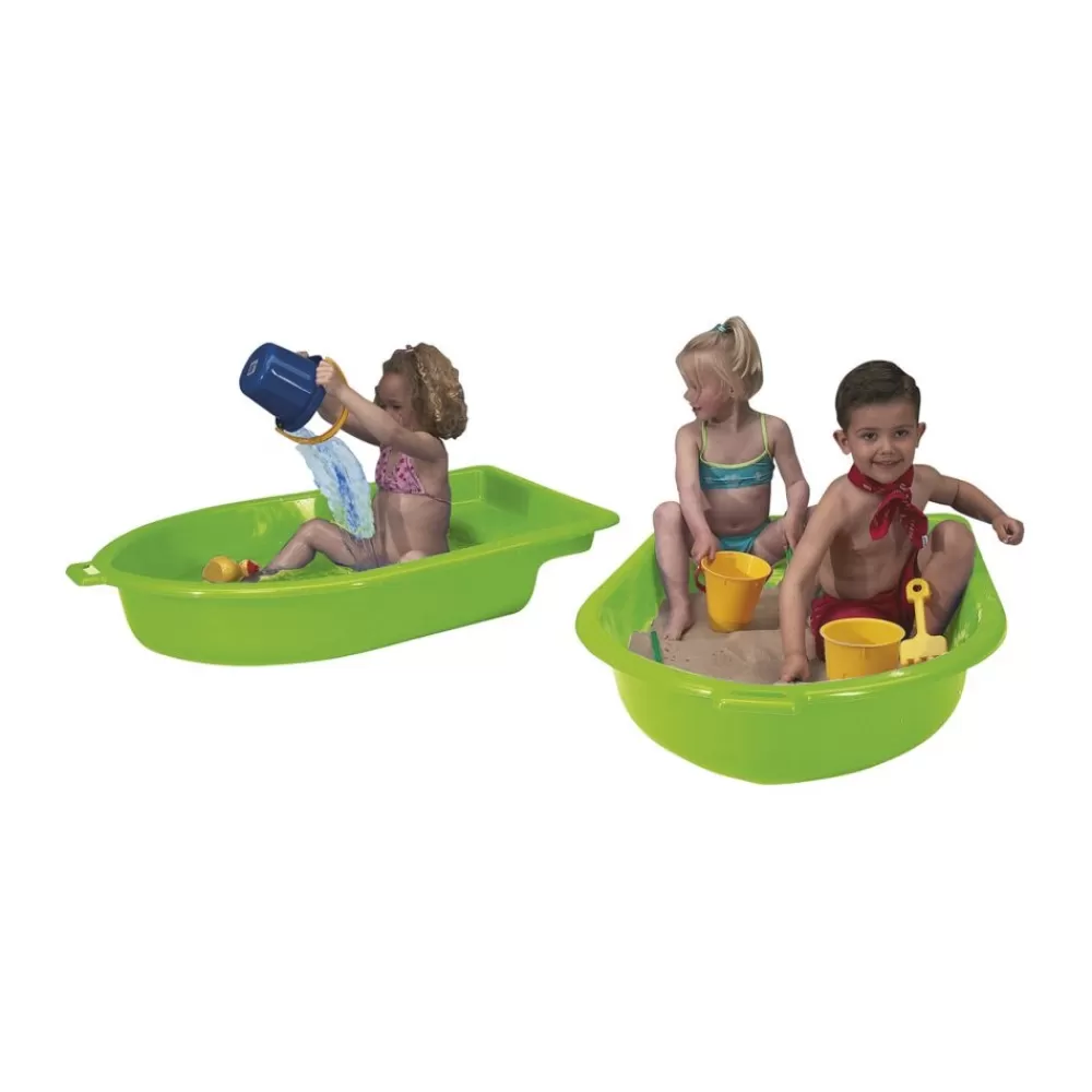 Zandbak Met Deksel Boot 118 X 79 X 22 Cm Groen^Paradiso Toys Cheap