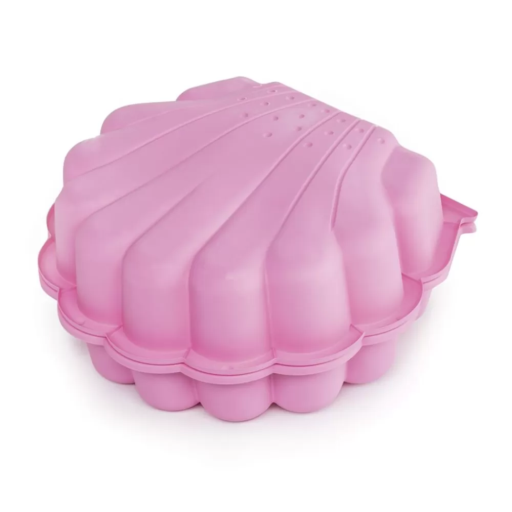 Zandbak Met Deksel Schelp 87 X 78 X 18 Cm Roze^Paradiso Toys Online