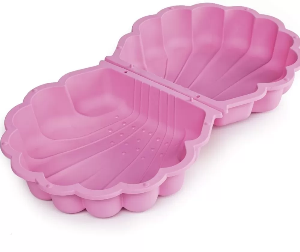 Zandbak Met Deksel Schelp 87 X 78 X 18 Cm Roze^Paradiso Toys Online
