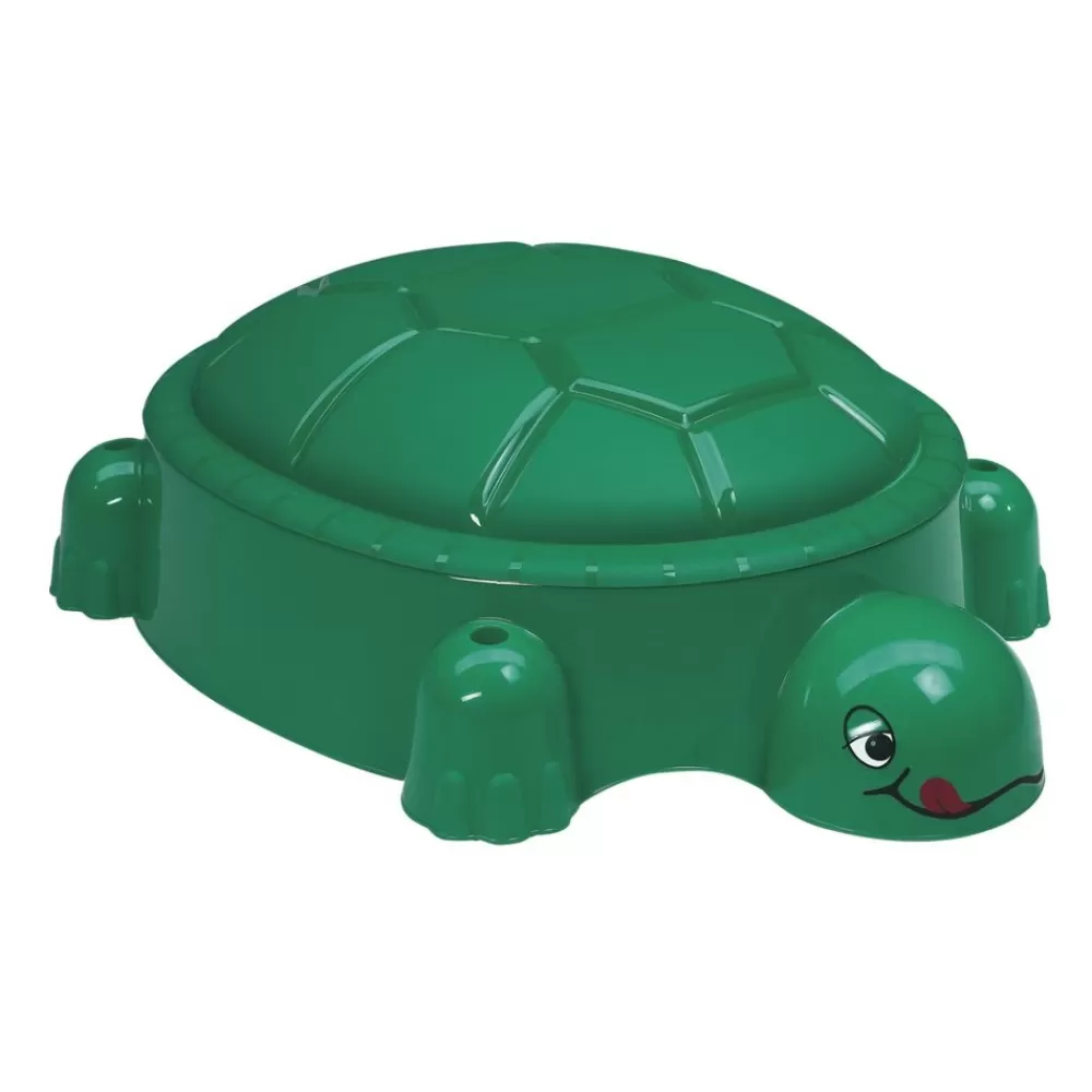 Zandbak Met Deksel Schildpad 115 X 83 Cm Groen^Paradiso Toys Sale