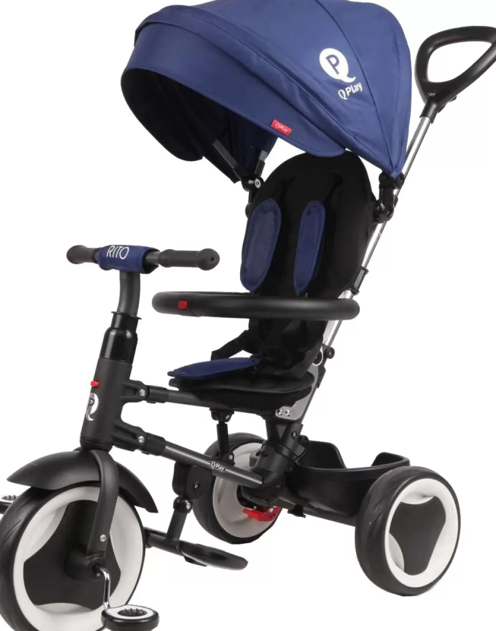 Rito Deluxe 3 In 1 Driewieler Junior Zwart/Blauw^QPlay Online