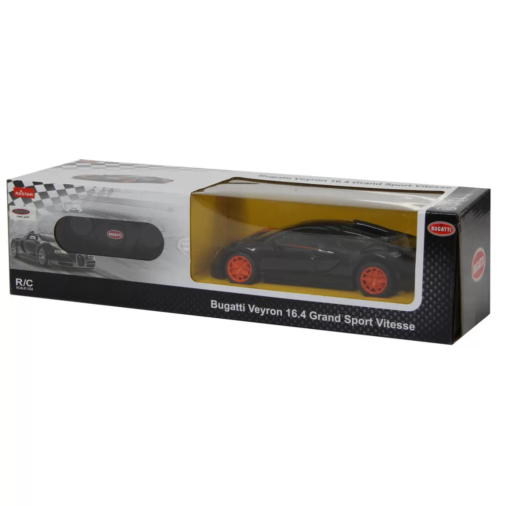 Rc Bugatti Grand Sport Vitesse 27 Mhz 1:24 Zwart^Rastar Cheap