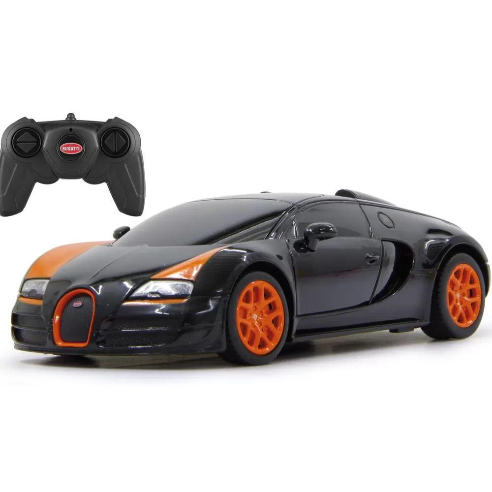 Rc Bugatti Grand Sport Vitesse 27 Mhz 1:24 Zwart^Rastar Cheap