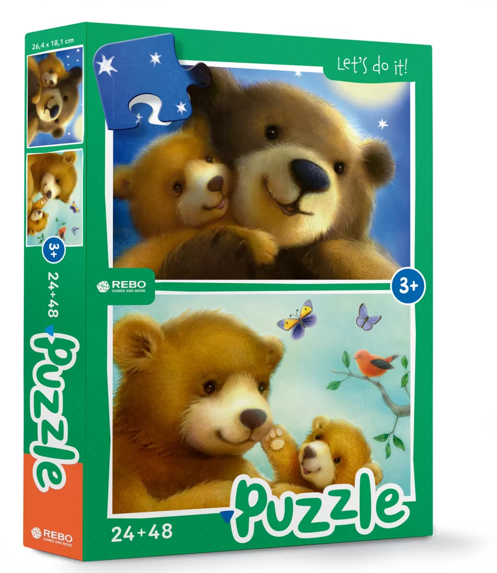 Legpuzzel Sweetest Bear Junior 24/48 Stukjes^Rebo Productions Best Sale