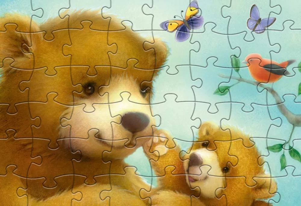 Legpuzzel Sweetest Bear Junior 24/48 Stukjes^Rebo Productions Best Sale