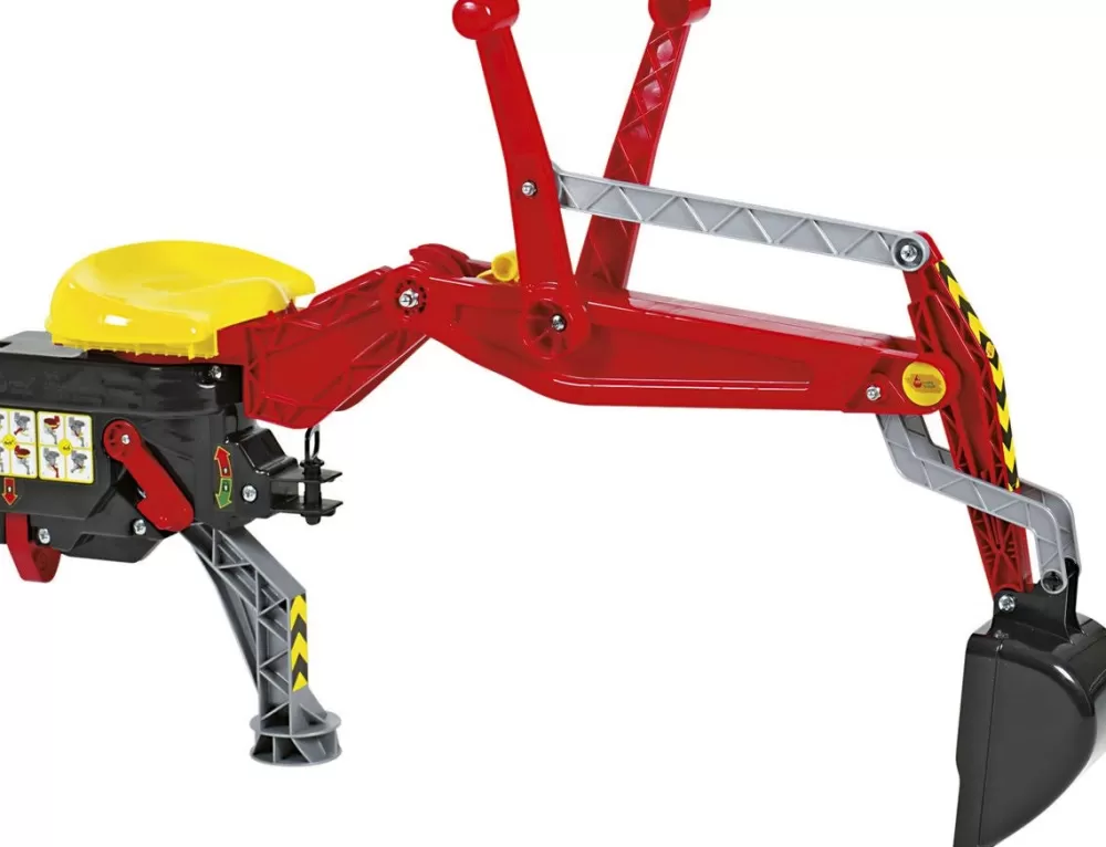 Achterlader Backhoe 40 X 23 X 78 Cm Junior Rood^Rolly Toys Store