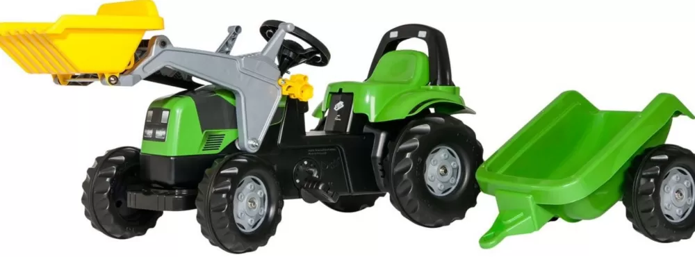 Traptractor Met Aanhanger Rollykid Deutz-Fahr 5115 G Tb^Rolly Toys Best