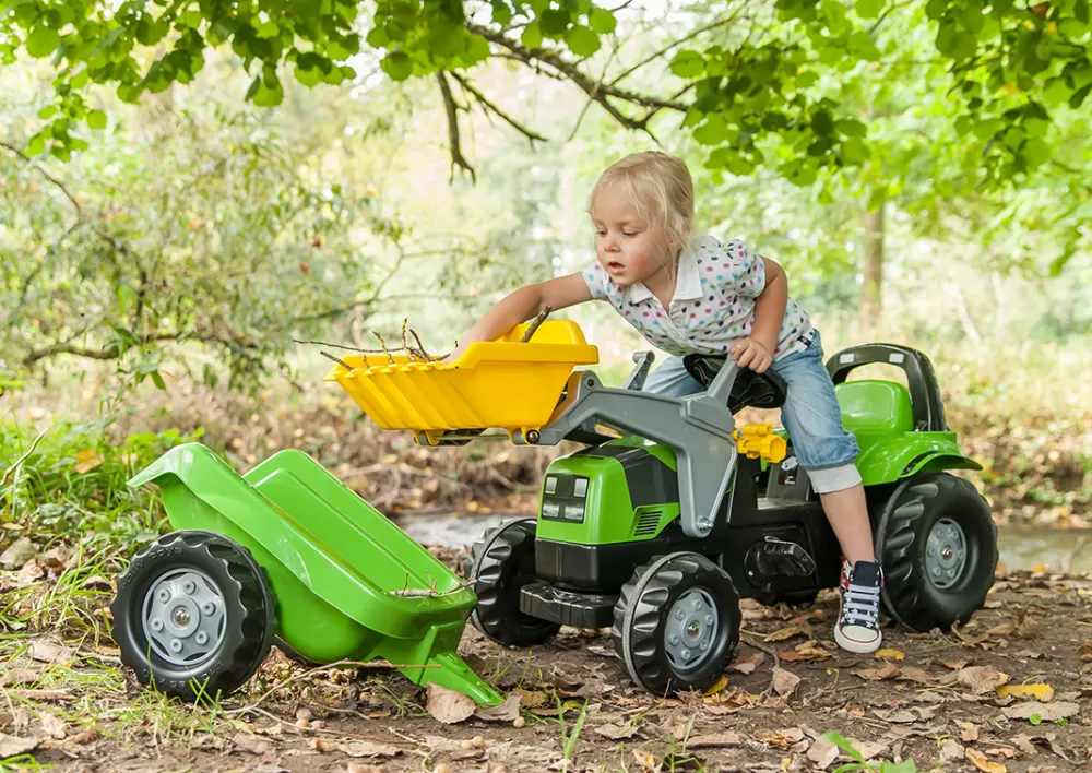 Traptractor Met Aanhanger Rollykid Deutz-Fahr 5115 G Tb^Rolly Toys Best