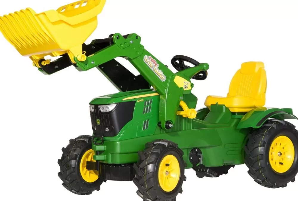 Traptractor Rollyfarmtrac John Deere 6210R Lb Groen^Rolly Toys Cheap