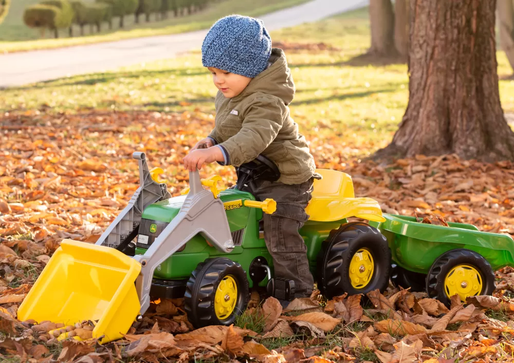 Traptractor Rollykid John Deere Junior Groen^Rolly Toys Flash Sale