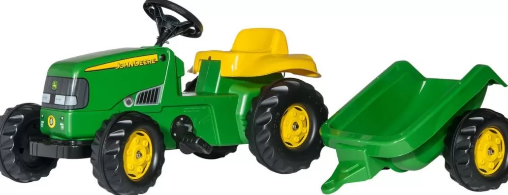 Traptractor Rollykid John Deere Junior Groen/Geel^Rolly Toys Discount