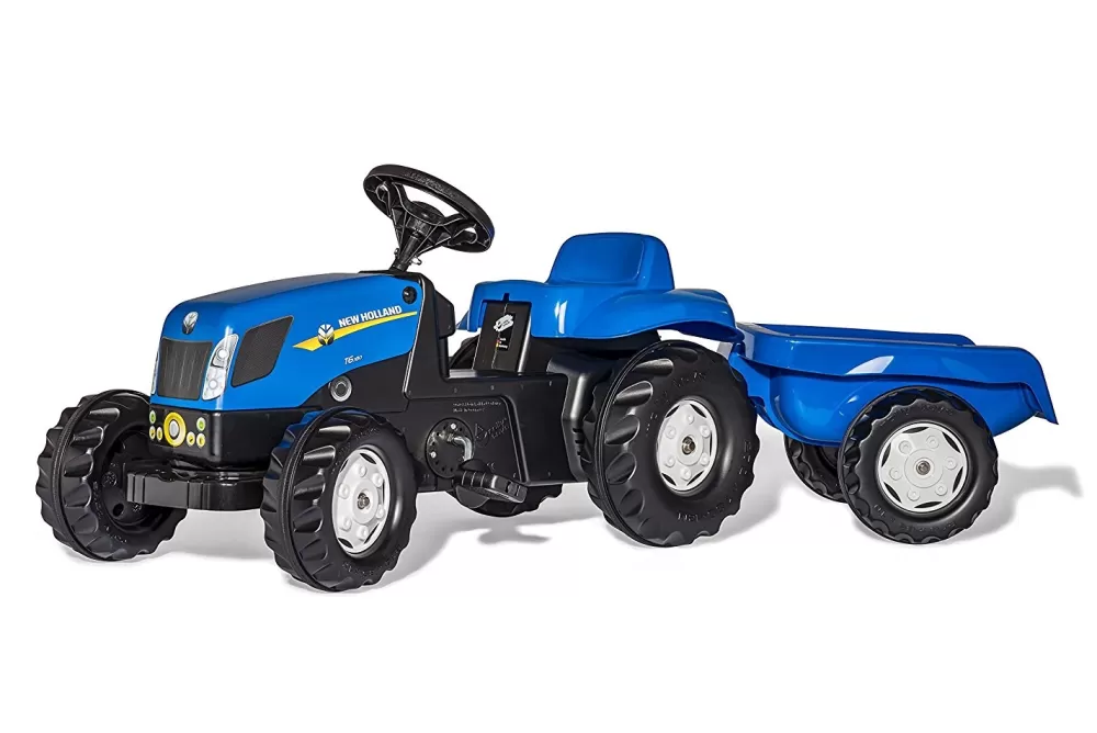 Traptractor Rollykid New Holland T7040 Junior Blauw^Rolly Toys Shop