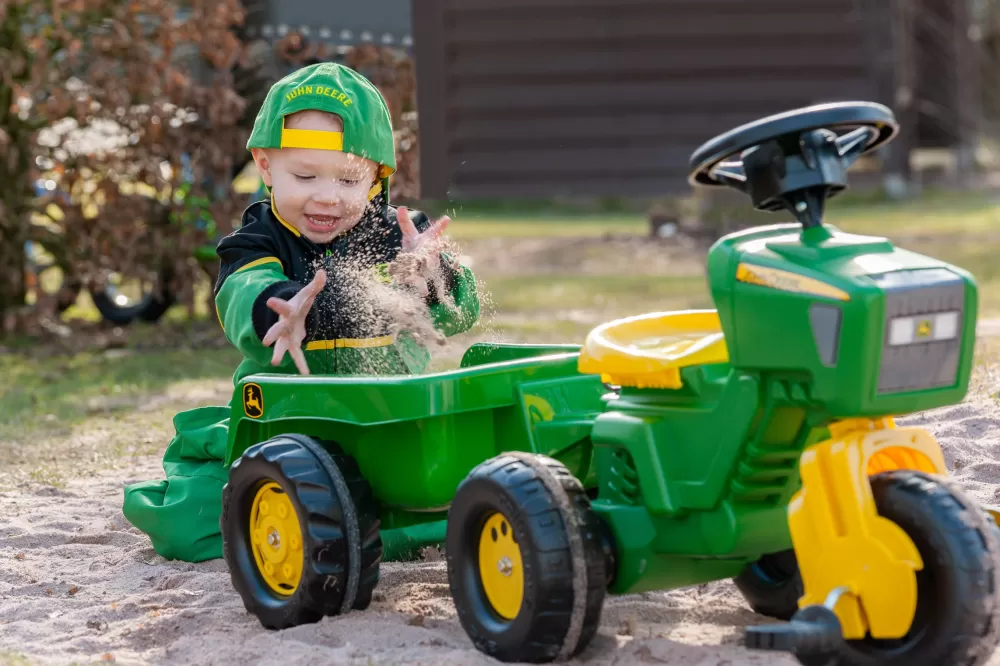 Traptractor Rollytrac John Deere Junior Groen^Rolly Toys Flash Sale