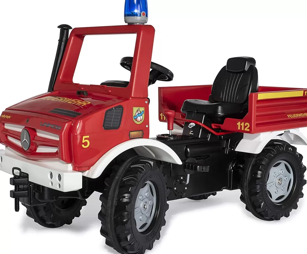 Trapvoertuig Rollyunimog Fire 118 X 81 X 54 Rood^Rolly Toys Best Sale