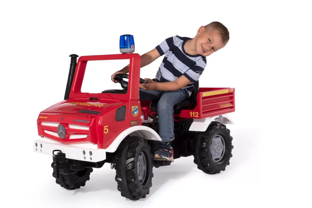 Trapvoertuig Rollyunimog Fire 118 X 81 X 54 Rood^Rolly Toys Best Sale