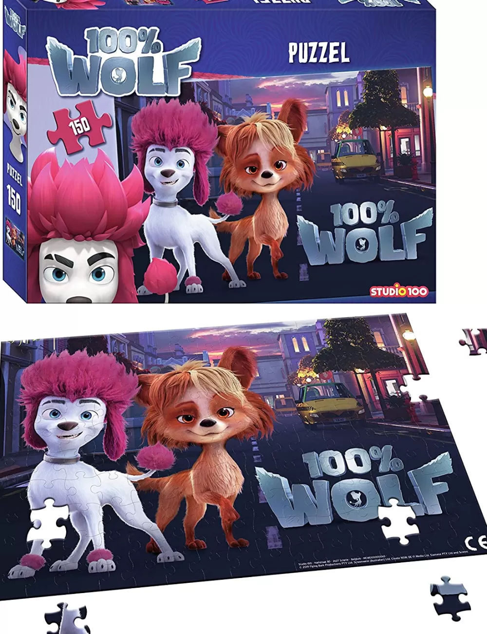 Legpuzzel 100% Wolf Junior 32 Cm Karton 150 Stukjes^Studio 100 Cheap
