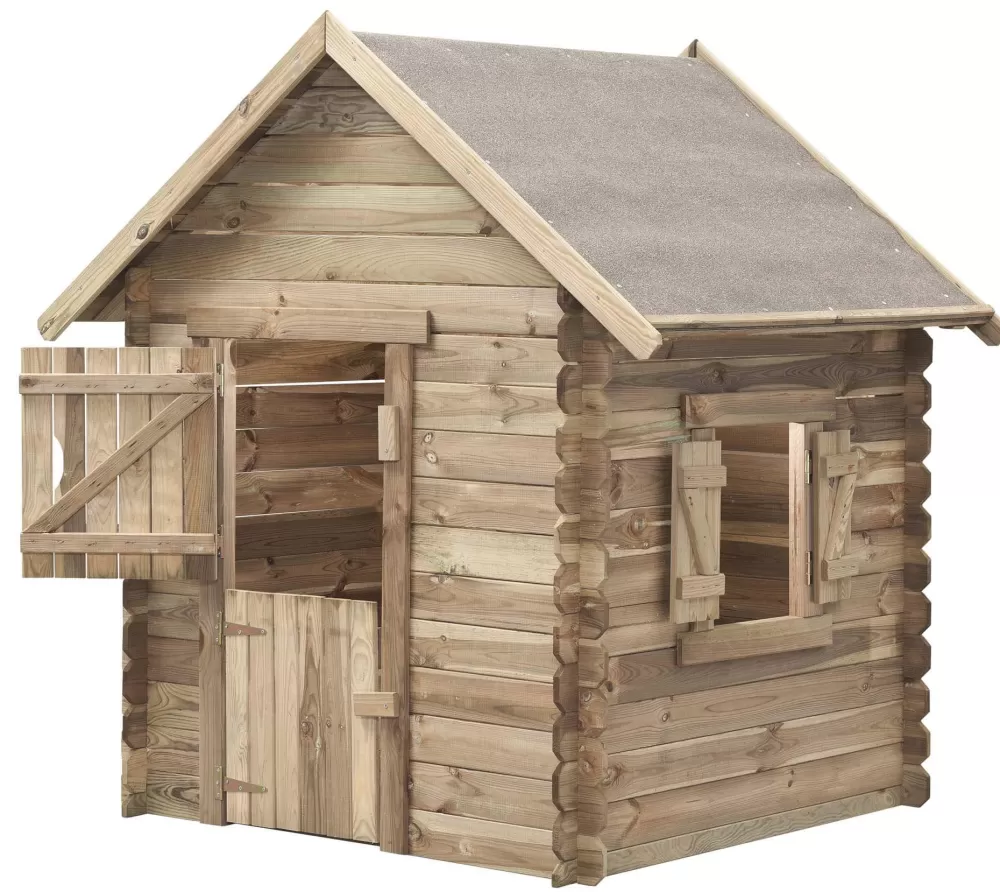 Speelhuisje Louise 120 X 120 X 160 Cm Fsc Vurenhout^Swing King Best Sale