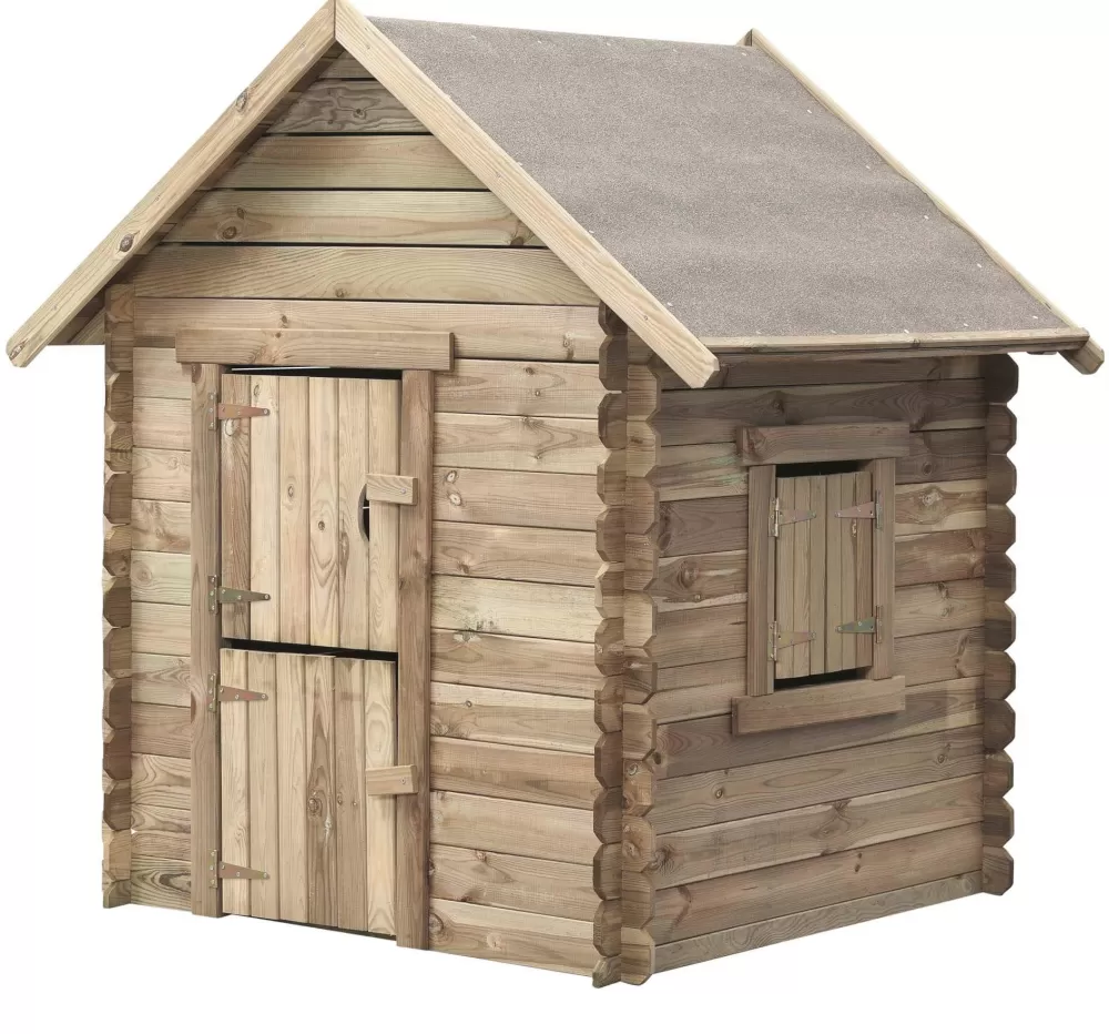 Speelhuisje Louise 120 X 120 X 160 Cm Fsc Vurenhout^Swing King Best Sale