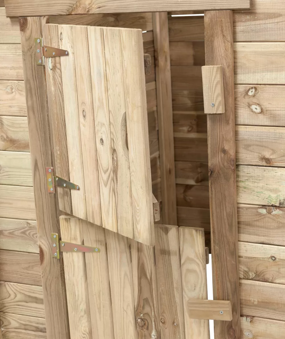 Speelhuisje Louise 120 X 120 X 160 Cm Fsc Vurenhout^Swing King Best Sale