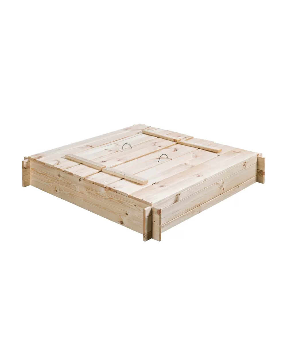 Zandbak Gucio 120 X 120 X 20 Cm Hout Blank^Swing King Flash Sale
