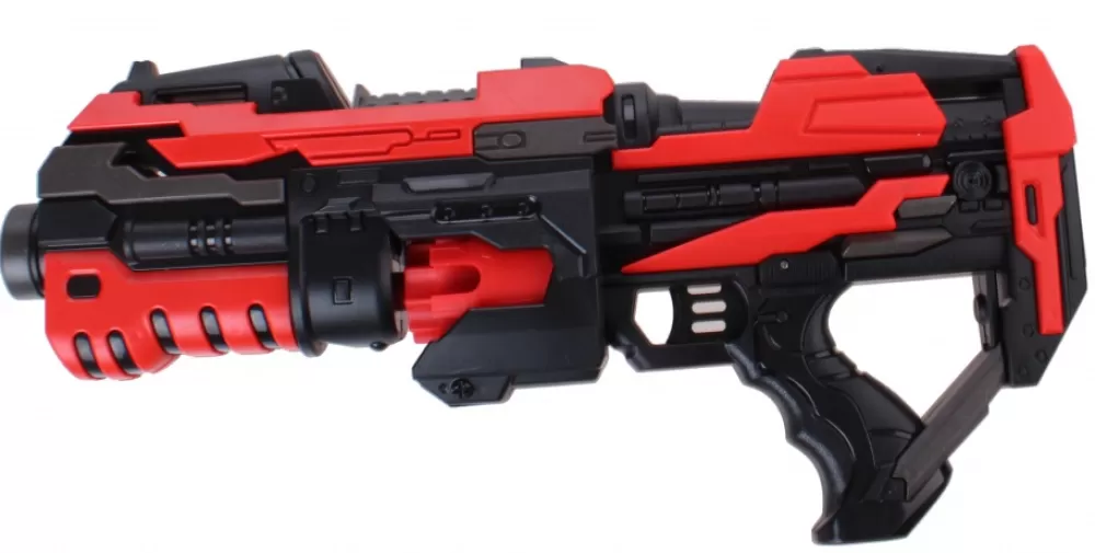 Blaster Shotgun Pro Attack 45 Cm 11-Delig Zwart/Rood^Tack Pro Cheap